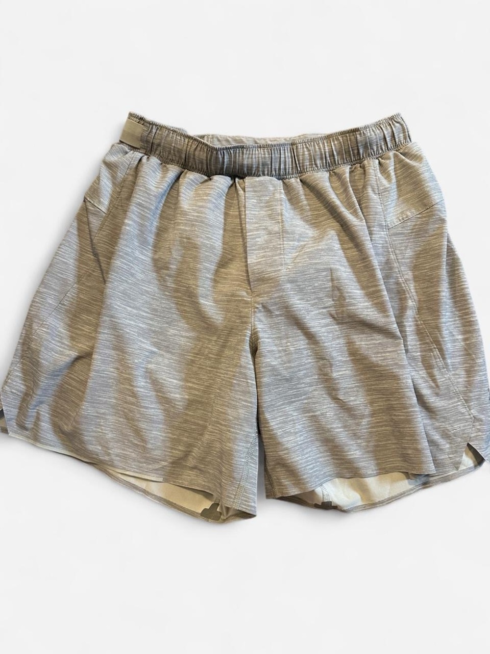 lululemon athletica Light Gray Men’s Athletic Shorts